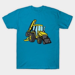 Construction Backhoe Loader T-Shirt